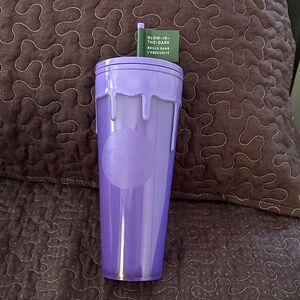🆕 Starbucks Purple Glow-in-the-Dark Tumbler